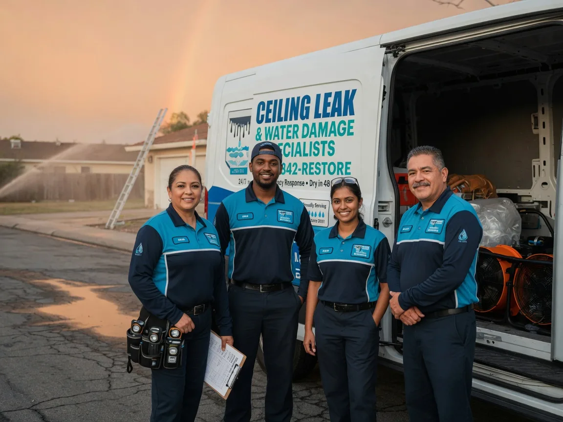 Ceiling Leak Cleanup company in Quail, TX