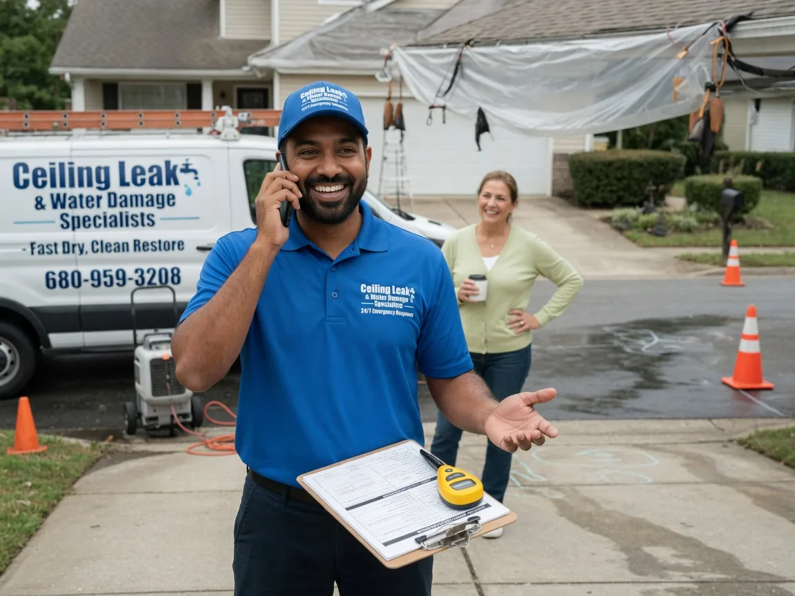 Ceiling Leak Cleanup Quail, TX FAQs
